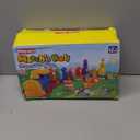 Play-Act Learning Toy for Toddlers 1 2 3 Years Old, Counting, Matching & Sorting Montessori Learning Dinosaur Train Including 9 Dinosaurs, Birthday Gift for Baby Boys Girls