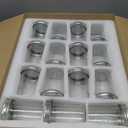 Woaiwo-q 30 Pack 8 oz Mason Jars,Canning Jars With Silver Lids,Half Pint Canning Jar Class Jar for Jelly, Jam, Spices, Honey, Food Storage,Fermenting, Pickling, Meal Prep, Wedding Favors, DIY Crafts