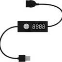 Digital Display USB Timer Power Off Switching Cable Adjustable Countdown from 5 Minutes to 24 Hours 55 Minutes