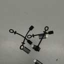 MFi Certified USB C to Lightning Adapter 4-Pack, 27W Fast Charging & Data Sync, Lightning to USB Type C Cable Adapter Compatible with iPhone 14/13/12/Pro/Max, iPad, AirPods, with Anti-Loss Lanyard