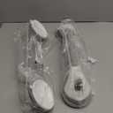 Grab Bars for Bathtubs and Showers, 16.5 Inch Handicap Shower Handle Safety with Indicators, Suction Cup Grab Bar for Shower Chair Stool, Seniors, Elderly (2 Pack) (Light Gray)