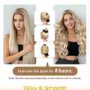 BONNET QUEEN Satin Heatless Hair Curler, Overnight Curls for Long Hair, ultra soft Daily use of hair accessories & 2 Scrunchies,Damage-Free Styling, Soft Hair Curlers for Overnight(Black)