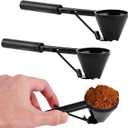 2PCS Measuring Scoop with Funnel for Water Bottles,10g Coffee Scoop-Funnel for K/Cups,Small-Funnel Scooper for Filling Formula Protein Powder Slide Bottom Scoop for Water Bottle