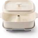 BUYDEEM A515 Ceramic Steam Pot for G52 G553 G563 G67 Steamer, 3QT, White