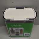 ProKeeper 2.5-Quart Grain Storage Container with Hinged Lid, Clear  BPA-Free, Airtight Seal, 5.5 x 7.65 x 7.25"