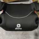 Diono Solana, No Latch, Single Backless Booster Car Seat, Lightweight, Machine Washable Covers, Cup Holders, Black, Manufactured Date 05-10-2026