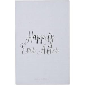 New View Gifts Linen Happily Ever After Coffee Table Album, Wedding Photo Album for 180 4x6 Photos, Gray