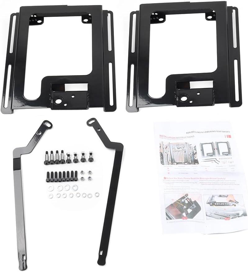 Cnamid5 1 set Steel Lower and Recline Seat Base Accessories Seat Base For Polaris RZR 900 2015+