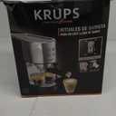 KRUPS Stainless Steel Espresso Machine: 15-Bar Pump Pressure, Milk Frother for Cappuccino and Latte, Fast Pre-Heat, 2-Cup Capacity, Cup Warmer, Easy Cleaning, 1350W, Silver