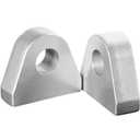 Weld on Shackle Clevis Mounts 1" Thick Steel for Offroad Trucks, Trailers, Hydraulic Tractor Buckets (2 Pack)