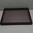 Americanflat 12x16 Shadow Box Frame with Polished Plexiglass - Silhouette Collection - Large Shadow Box Display Case for Tabletop and Wall Display - Black with Soft Felt Back