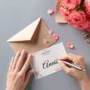 MaxGear Postcards Blank Printable Postcards Paper, Thank You Card for Laser and Inkjet Printer, Heavyweight Perforated Cardstock, 4 Printable Cards/Sheet, 100 Christmas Gift Cards, 4.25" x 5.5"