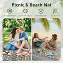 MontVoo Outdoor Rug Carpet Waterproof 9x12 Outdoor Patio Rug Mat Reverisble Plastic Straw Outdoor Rug for RV Camping Picnic Beach Balcony Boho Grey Large