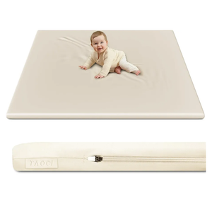 Padded Baby Play Mat Soft Vegan Leather with Thicken Foam Mat Easy Wipe-Clean Cushioned & 2 Sides Waterproof Baby Tummy Time Playmat Fits 50" x50" Playpens Padded Baby Play Mat Soft Vegan Leather with Thicken Foam Mat Easy Wipe-Clean Cushioned & 2 Sides Waterproof Baby Tummy Time Playmat Fits 50" x50" Playpens