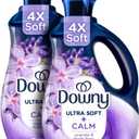Downy Ultra Soft Fabric Softener Liquid, Calm, Lavender and Vanilla Bean, 56 fl oz, 83 Loads, Downy Fabric Softener, Laundry- Pack of 2 (56 Fl Oz (Pack of 2))