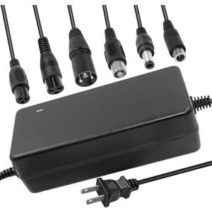 42V 2A Li-ion Battery Charger Multiple Plugs for Xiaomi M365 ES2/ES4/E22/ES1L Inline Connector 36V 10S