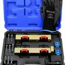 Kuntech Engine Timing Tool Kit Compatible with Mercedes Benz M133 M270 M274, 15PCS Camshaft Locking Alignment Timing Tools Set with Carrying Case & Gloves