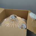 Arturesthome Rattan Pendant Light for Dining Room,19.6" Rattan Chandelier Woven Boho Pendant Light Fixtures Wicker Chandelier for Living Room Hallway Foyer Cafe