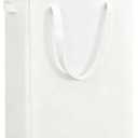 85L Laundry Hamper with Wheels, Lid, Handles & Collapsible, Slim Tall Rolling Laundry Basket for Small Spaces, Foldable Dirty Clothes Organizer for Bedroom, Dorm, Laundry Room, Bathroom,Beige, 17.3" x 9.8" x 30.7"