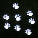 16.8ft Paw Print Solar Lights - Dog Cats Animal Solar String Lights (Set of 8) Outdoor Waterproof, Cat Puppy Animal Dcor Walkway Lighting, Gifts for Pet Lovers (Cold White)