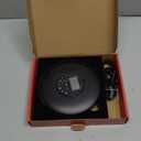 Arafuna Portable CD Player-Compact Discman CD Player-Personal Music Player with CD-R & CD-RW Playback Anti-Skip Protection, Programmable Tracks - Earphones Included (Black)