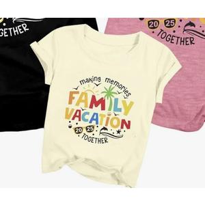 Family Vacation 2025 Family Matching Summer Vacation T-Shirt, 110