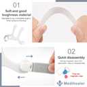 Replacement Frame for Airfit N20,FSA HSA Eligible, Include 1PCS Frame for N20 &1 Pair Clips, Snugly Fit&Wearing Comfort, Great Value CPAP Supplies by Medihealer.