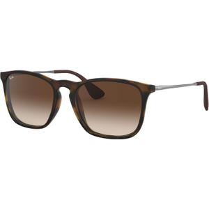 Ray-Ban RB4187 Chris Square Sunglasses (Brown (Havana Goma))
