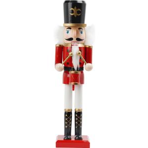 Christmas Nutcracker Soldier Figurine Decorations - 14.75H In Nutcracker Christmas Decor Traditional Soldiers Wooden Red Nutcracker Xmas Festive Gifts Farmhouse Dcor for Fireplace Newman House Studio
