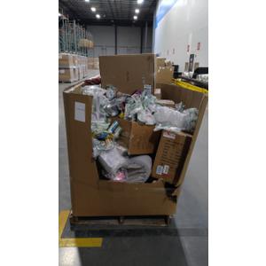 pallet of salvage items