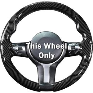 Steering Wheel Cover for BMW X3(2014-2017) X5(2014-2018) 3 Series(2012-2019) 5 Series(2014-2016) 328i 320i 330i 325i 528i 535i 530i 540i M3 2 4 6 Series X4 X6 M2 M4 M5 M6 Accessories (Glossy Black)