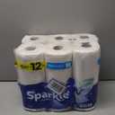 Sparkle Pick-A-Size Paper Towels, 6 Double Rolls = 12 Regular Rolls, Everyday Value Paper Towel With Full And Half Sheets