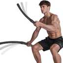 2PCS Ropeless Battle Ropes for Home Gym,(Black)