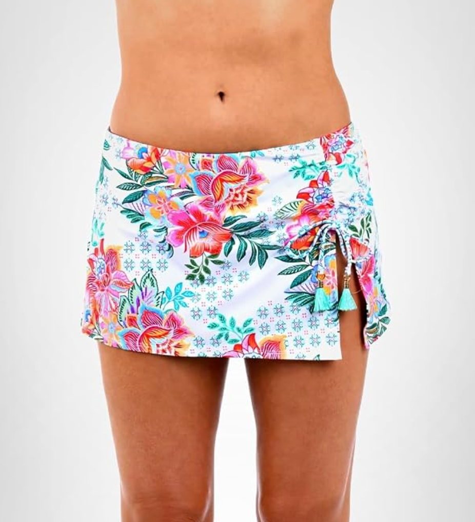 La Blanca Womens Skirted Hipster Bikini Swimsuit Bottom, Size 8