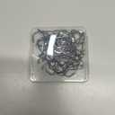 Fishing Hooks, Circle Hooks, Offset Circle Hooks, High Carbon Steel for Saltwater Fishing 50/25 Pack
