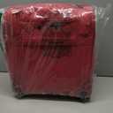 Rockland Melrose Upright Wheeled Underseater Luggage, Red, Carry-On 15-Inch