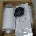 Modern Luxe White Kitchen Soap Dispenser Set with Tray, Lotion Dishwashing Liquid Detergent Hand and Dish Soap Dispenser Set, Dual Refillable Pump Bottles for Kitchen and Bathroom Countertop Farmhouse