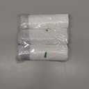 Small-Garbage-Bag 2-Gallon-Size Trash Bags Drawstring - Unscented Clear White Mini Bulk Drum Plastic Liners Recycling for Kitchen Office Bathroom Can Waste Basket, 3 Rolls, 120 Counts