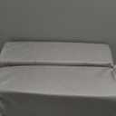 2 Pack Couch Arm Rest Pillow, 6''x6''x20'' Faux Leather Waterproof Cover, High Density Foam Armrest Cushion, Removable & Washable Elbow Support for Sofa, Bed, and Armchair (Medium Grey) (5.9x5.9x19.7 IN)