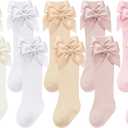 Newborn Knee High Socks Girl, Newborn Socks, 10 Pairs Baby Socks for Newborn Girls, Knee High Socks for Preemie Babies, Ideal for Baby Showers and Special Occasions