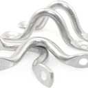 Stainless 6PCS Steel Eye Hook Camelback Bow Shaped Small Handle M4 Self Tapping Screw M3.5x35 Fixed Door Handle Ceiling Anchor Hook Hardware