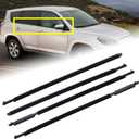 4pcs Weatherstrip Window Seal Car Window Moulding Trim Replacement for 2009-2012 RAV4