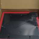 8x10 Picture Frame (3 Pack, Red) Made of Real Glass and Wooden Frame - Display Pictures 5x7 with Mat or 8x10 Without Mat, 8 by 10 Photo Frames TableTop Display and Wall Mounting