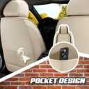 ADERN Car Seat Covers for Acura MDX 2001-2026, Premium Nappa Leather Car Seat Cover, Stylish Sport Seat Covers Automobile Seat Cover Sets.(Standard 2 Seats/Beige)