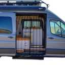 71''H x 59''W Magnetic Van Bug Screen Fit for Mercedes Sprinter Ford Transit Ram Promaster Side Door, Sliding Door Magnetic Mosquito Net for Van