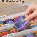 ARTDOT Beads for Diamond Painting Accessories, 89000 Pieces 445 Colors Round Beads Sparkle Rhinestones for Nails Diamond Art Crafts (200 pcs per Bag)