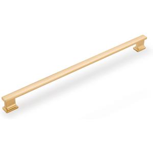 6 Pack 13.6 Inch Length|12.6 inch(320mm) Hole Center Brushed Gold Kitchen Cabinet Handles, Cabinet Pulls Kitchen Cabinet Hardware, Cupboard Pulls, Drawer Handles