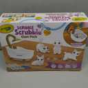 Crayola Scribble Scrubbies Glam Pack (4 Pets), Washable Pet Care Toy & Coloring Animal Craft Kit, Gift for Kids, Playset for Girls & Boys, Ages 3+