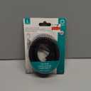 Power Gear Coiled Telephone Cord, 4 Feet Coiled, 25 Feet Uncoiled, Phone Cord works with All Corded Landline Phones, For Use in Home or Office, Black, 76139