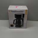 Toastmaster 12-Cup Digital Touchscreen Drip Coffee Maker - Programmable Automatic Coffee Machine - Kitchen Appliance with Keep Warm Setting